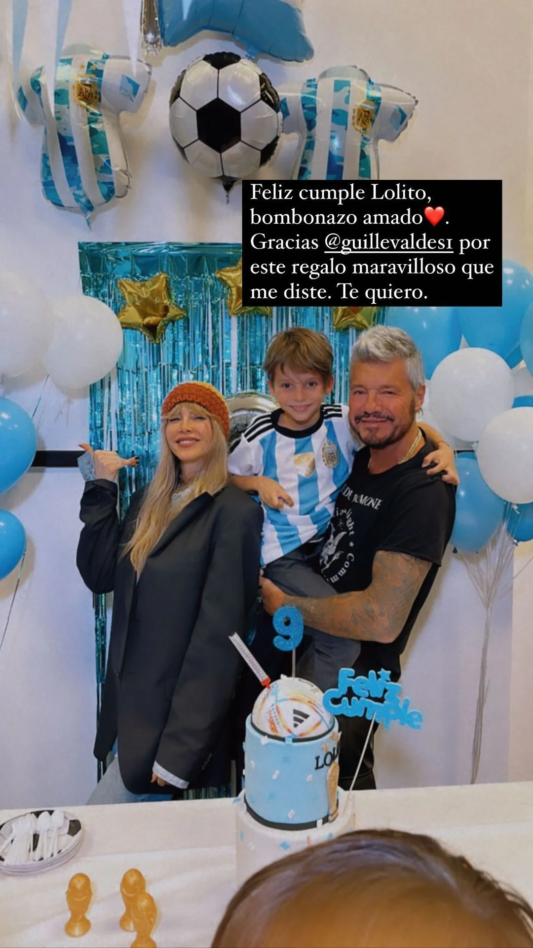Marcelo Tinelli y Guillermina Valdés
